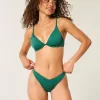 Slip bikini a coste con sgambatura alta e sgambatura alta