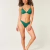Slip bikini a coste con sgambatura alta e sgambatura alta
