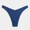 Slip bikini a coste con sgambatura alta e sgambatura alta