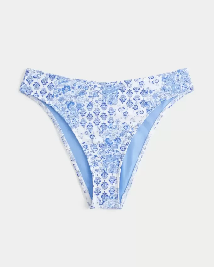 Slip bikini a vita alta con sgambatura alta e curve