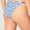 Slip bikini aderente con doppio cinturino e finiture in stile uncinetto Slip bikini aderente con doppio cinturino e finiture in stile uncinetto