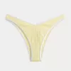 Slip bikini Cheekiest a vita alta con sgambatura a coste e vita a V Slip bikini Cheekiest a vita alta con sgambatura a coste e vita a V