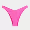 Slip bikini Cheekiest a vita alta con sgambatura a coste e vita a V Slip bikini Cheekiest a vita alta con sgambatura a coste e vita a V