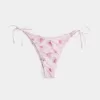 Slip bikini Cheekiest con lacci laterali