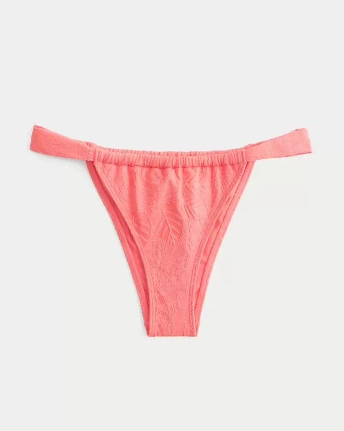 Slip bikini Cheekiest con spalline sottili in jacquard Slip bikini Cheekiest con spalline sottili in jacquard