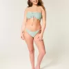 Slip bikini Cheeky reversibile con lacci laterali
