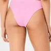 Slip bikini reversibile a vita alta e sgambata Gilly Hicks