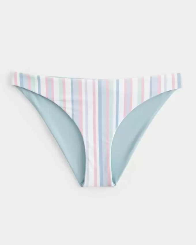 Slip bikini reversibile a vita bassa e sgambata