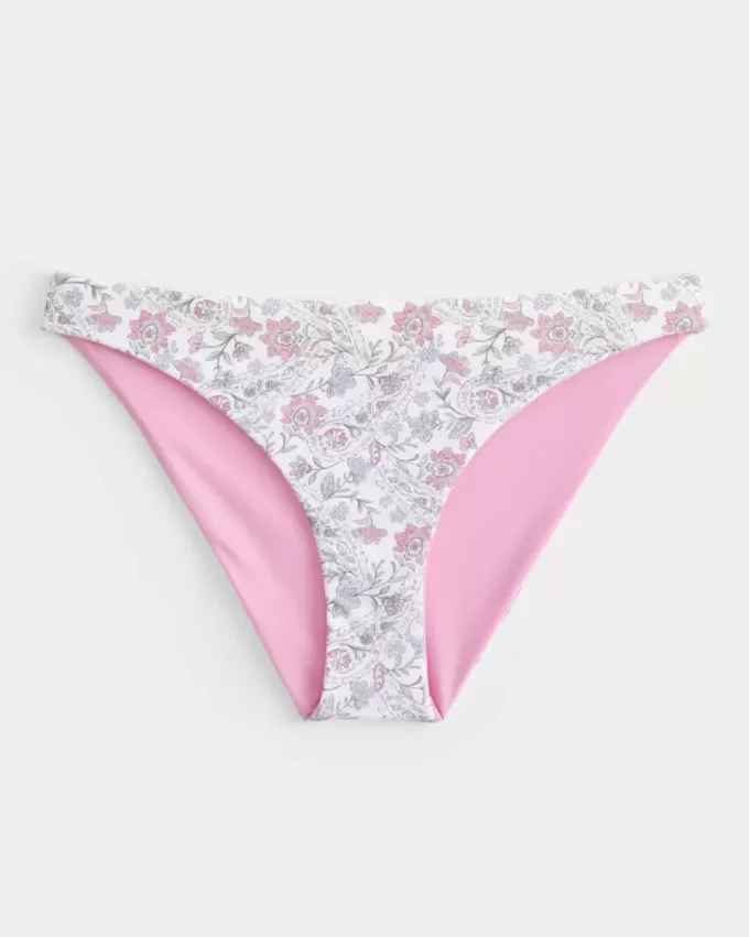 Slip bikini reversibile a vita bassa e sgambata