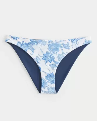 Slip bikini reversibile a vita bassa e sgambata