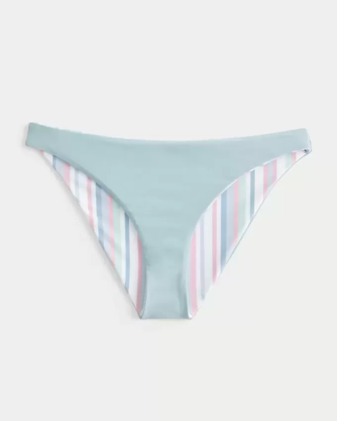 Slip bikini reversibile a vita bassa e sgambata