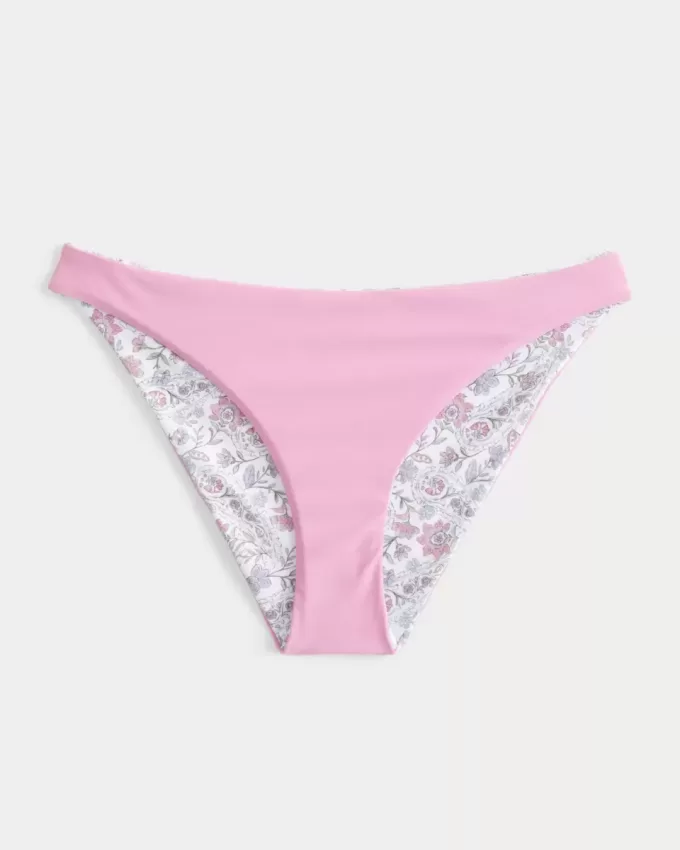 Slip bikini reversibile a vita bassa e sgambata
