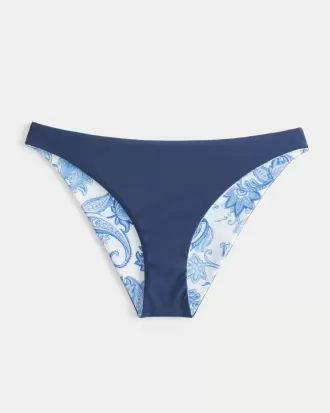 Slip bikini reversibile a vita bassa e sgambata