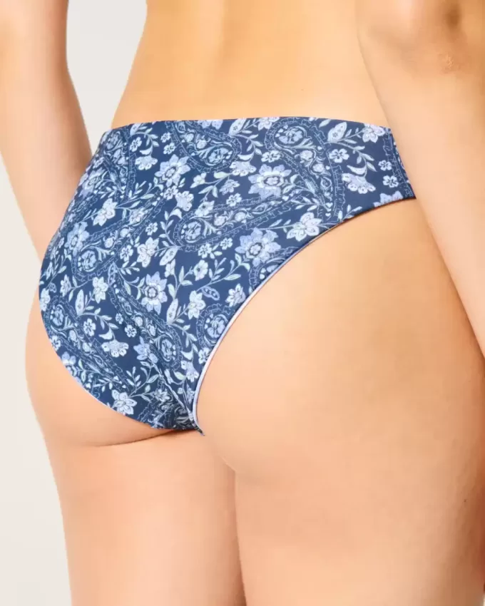 Slip bikini reversibile a vita bassa e sgambata