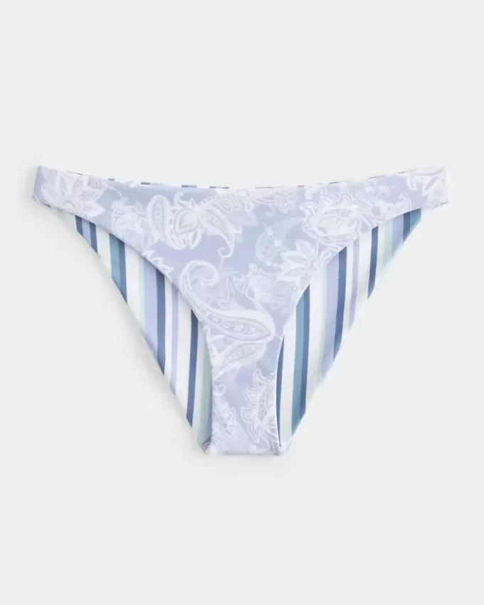 Slip bikini reversibile a vita bassa e sgambata