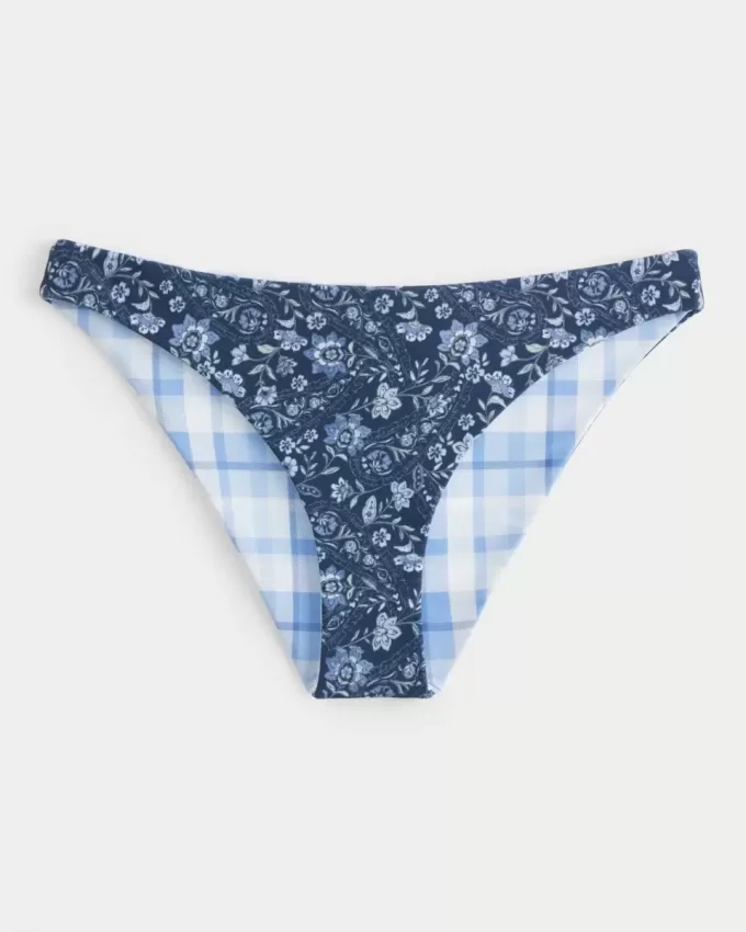 Slip bikini reversibile a vita bassa e sgambata