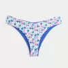 Slip bikini reversibile con vita a V