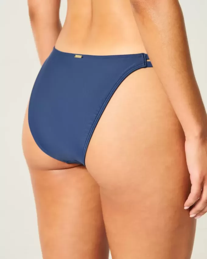 Slip bikini sfacciato con doppio cinturino e perline
