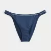 Slip bikini sfacciato con doppio cinturino e perline