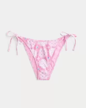 Slip bikini sfacciato con lacci laterali