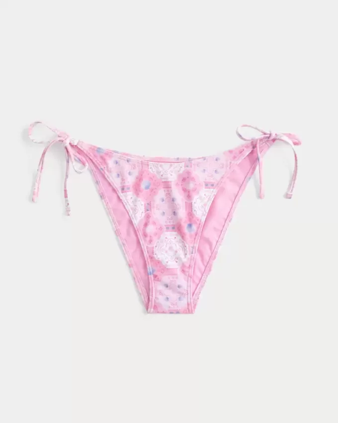 Slip bikini sfacciato con lacci laterali