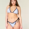 Slip bikini sfacciato con lacci laterali