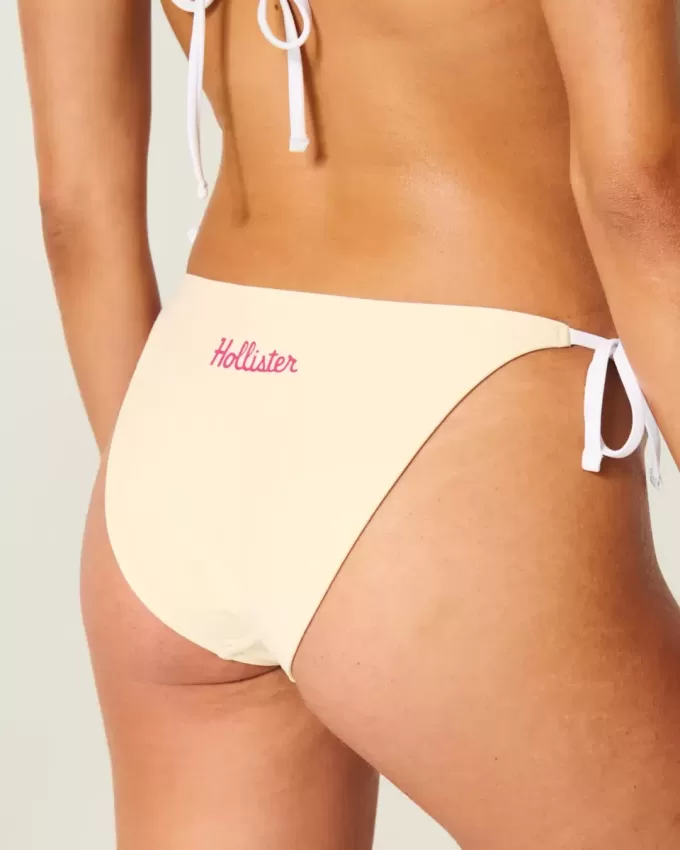 Slip bikini sfacciato con lacci laterali