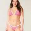 Slip bikini sfacciato con lacci laterali