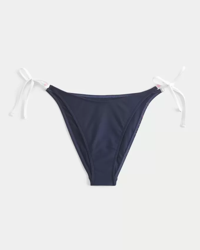 Slip bikini sfacciato con lacci laterali