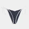 Slip bikini sfacciato con lacci laterali