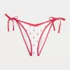 Slip bikini sfacciato con lacci laterali