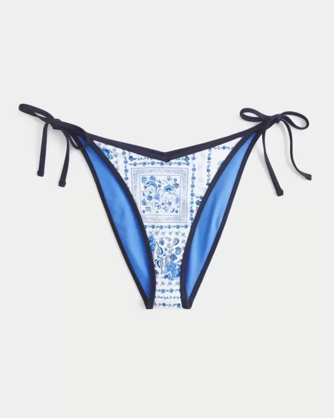 Slip bikini sfacciato con lacci laterali