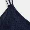 Slip bikini sfacciato in stile uncinetto