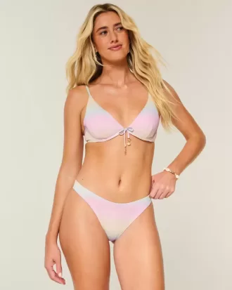 Slip bikini sgambato e scintillante
