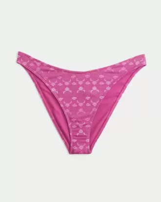 Slip bikini sgambato e scintillante