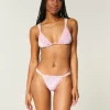 Slip bikini sgambato e sgambato con arricciatura Slip bikini sgambato e sgambato con arricciatura