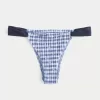 Slip bikini sgambato e sgambato con arricciatura