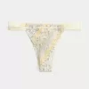 Slip bikini sgambato e sgambato con arricciatura