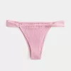 Slip bikini sgambato e sgambato con arricciatura