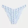 Slip bikini sgambato e sgambato con arricciatura
