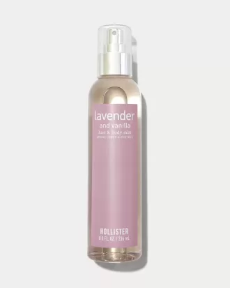Spray per capelli e corpo alla lavanda e vaniglia