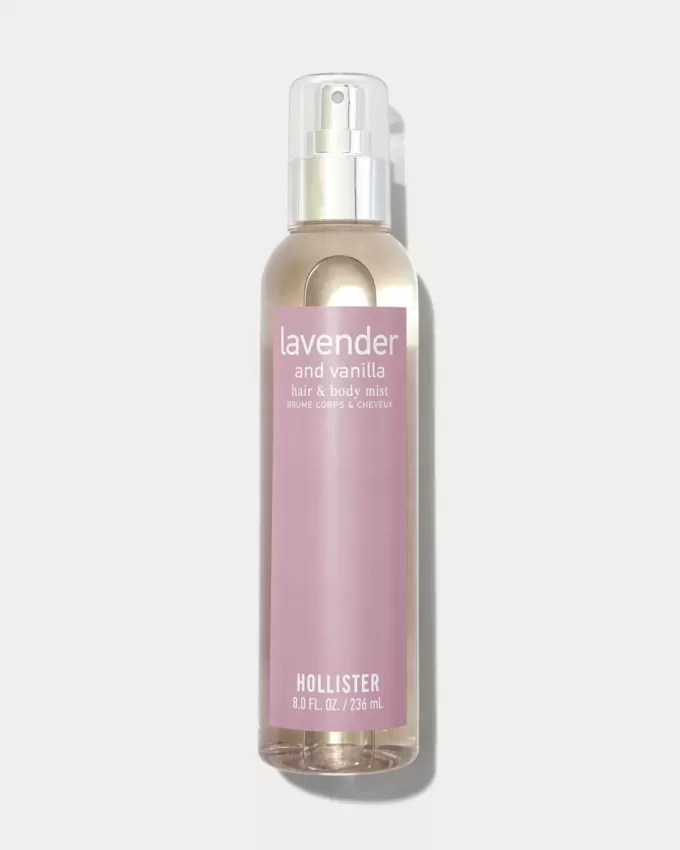 Spray per capelli e corpo alla lavanda e vaniglia