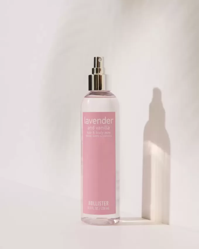 Spray per capelli e corpo alla lavanda e vaniglia
