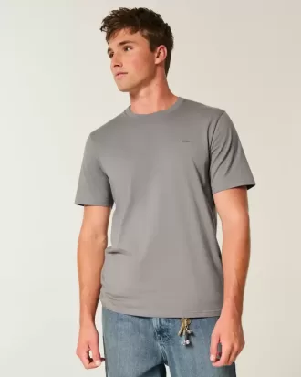 T-shirt girocollo con logo dal taglio classico