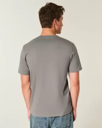 T-shirt girocollo con logo dal taglio classico