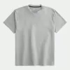 T-shirt girocollo elasticizzata rilassata