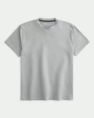 T-shirt girocollo elasticizzata rilassata
