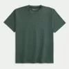 T-shirt girocollo elasticizzata rilassata