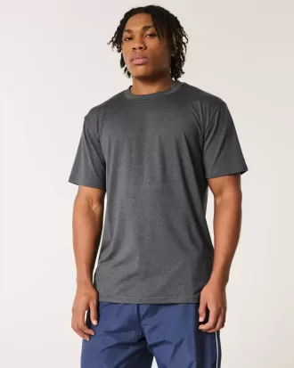T-shirt girocollo elasticizzata rilassata