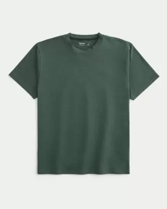 T-shirt girocollo elasticizzata rilassata